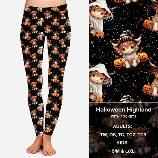 Halloween Highlands - Leggings with Pockets Preorder Closes 8/28 eta 4-6 weeks