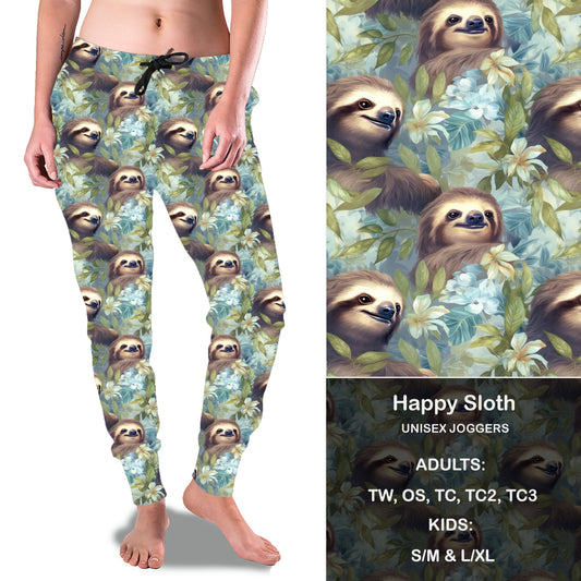 Happy Sloth - Full & Capri Joggers Preorder Closes 2/23