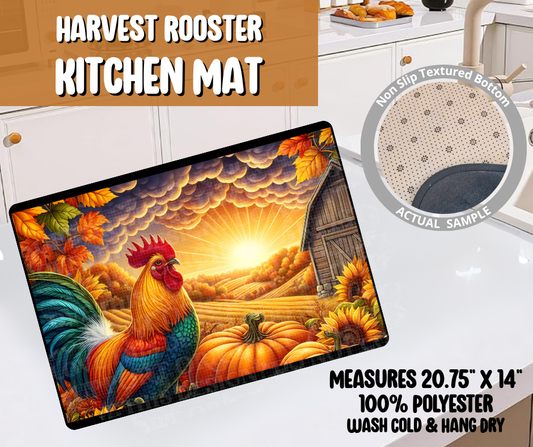 Harvest Rooster Kitchen Mat