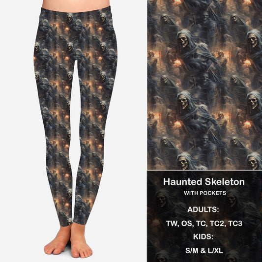 Haunted Skeleton Leggings & Capris with Pockets Preorder Closes 7/31 eta September