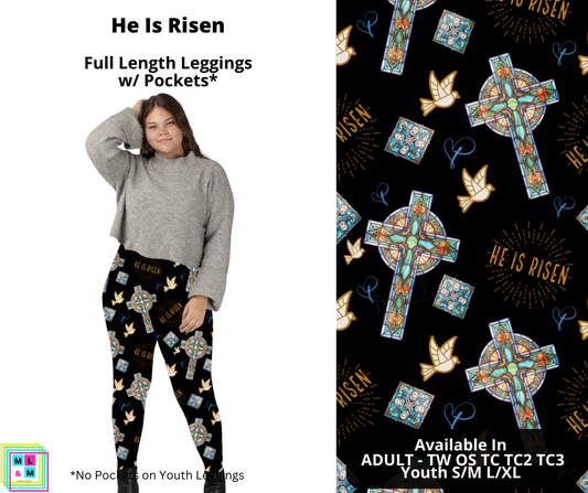 He Is Risen Full Length Leggings w/ Pockets