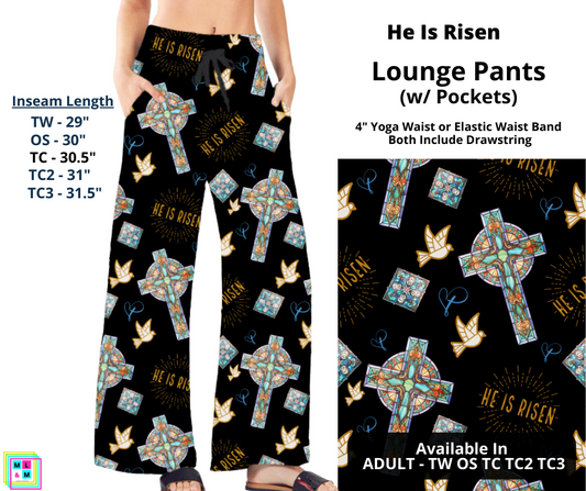 He Is Risen Full Length Lounge Pants