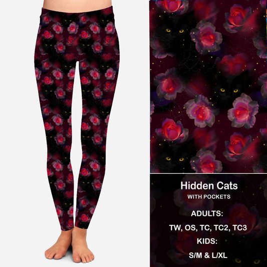 Hidden Cats - Leggings with Pockets Preorder Closes 8/28 eta 4-6 weeks