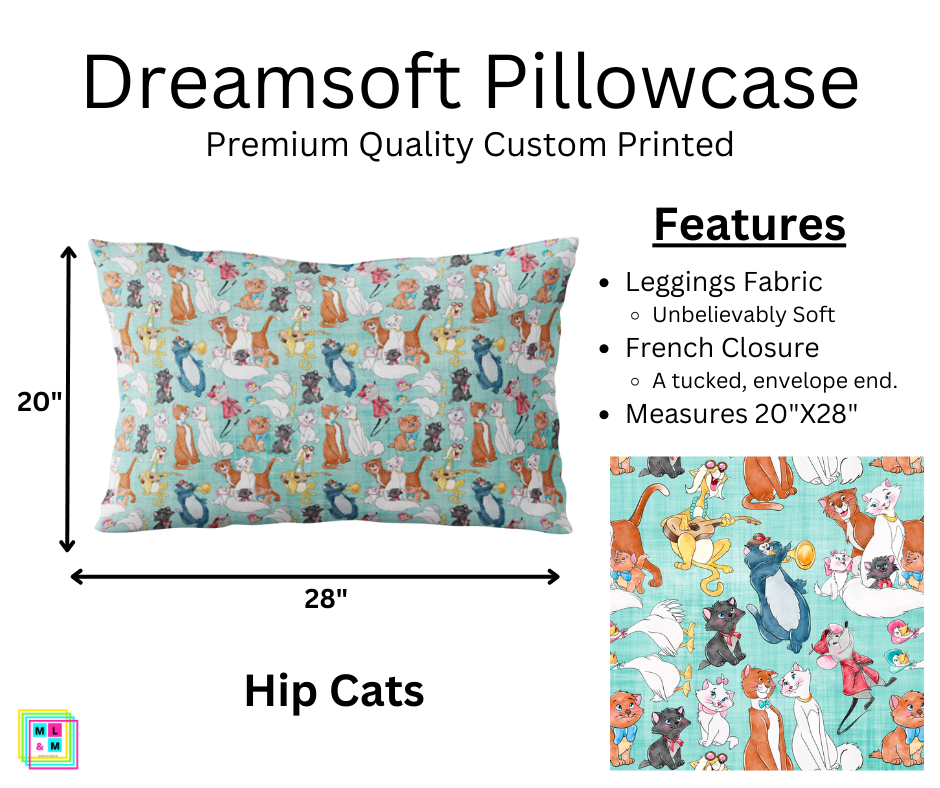 Hip Cats Dreamsoft Pillowcase