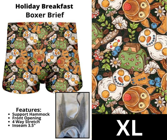 Holiday Breakfast Boxer Briefs