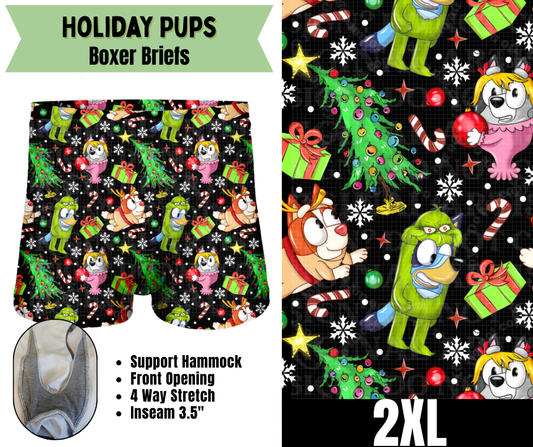 Holiday Pups Boxer Briefs