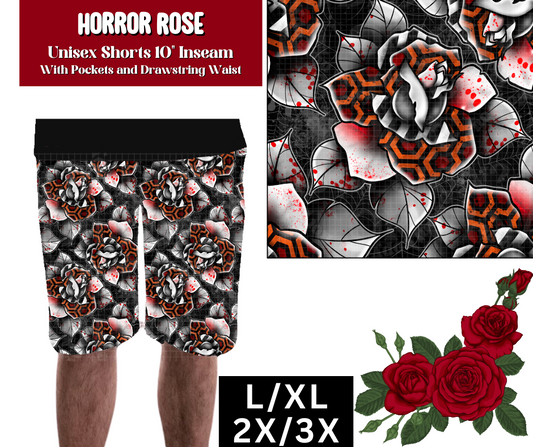 Horror Rose Unisex Shorts