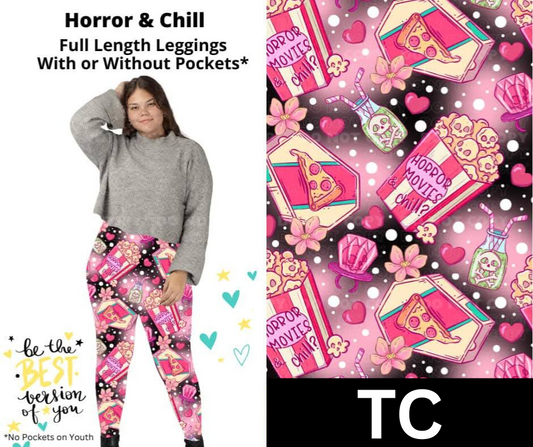 Horror & Chill Full Length Leggings w/ Pockets