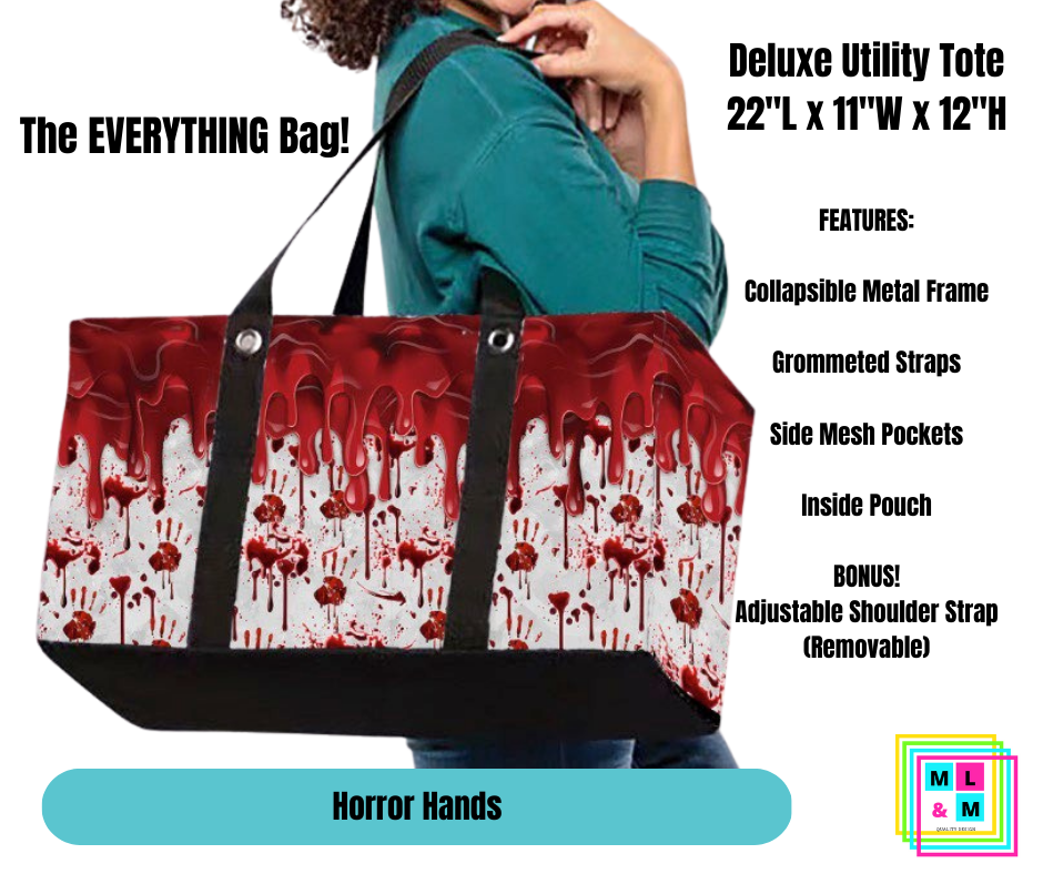 Horror Hands Collapsible Tote