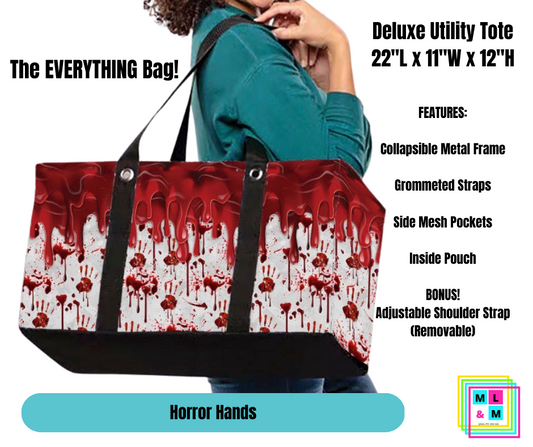 Horror Hands Collapsible Tote