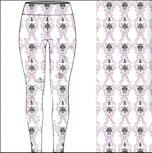 Beautiful script leggings  no pockets