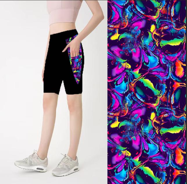 Colorgasm Designer extended plus capris & shorts with pockets