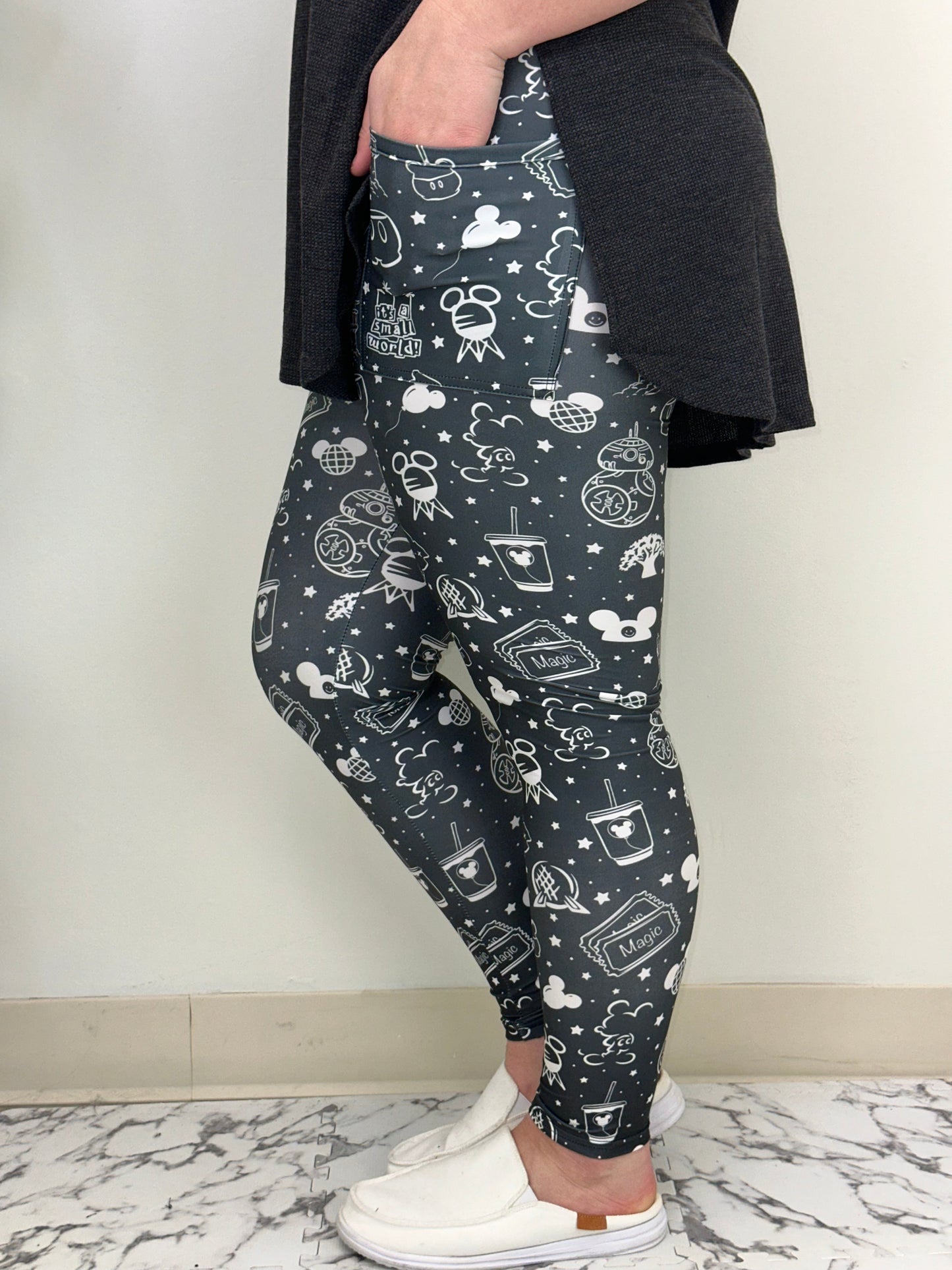 Black Magic Leggings w/ Pockets