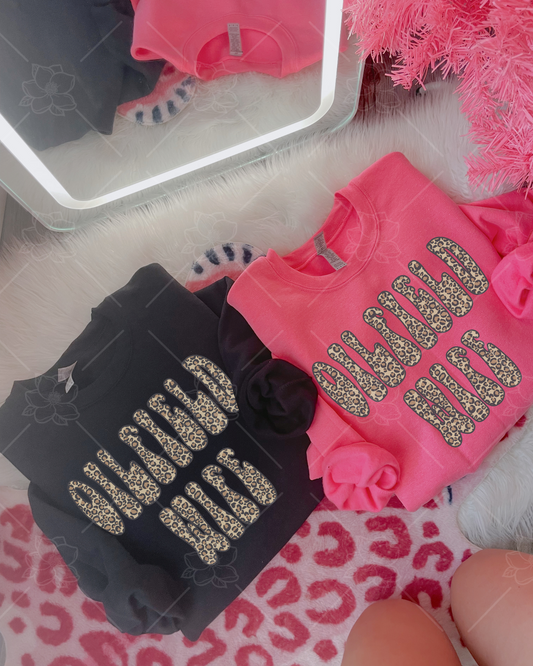 Leopard Wife Sayings - Multiple Styles/Multiple Sayings