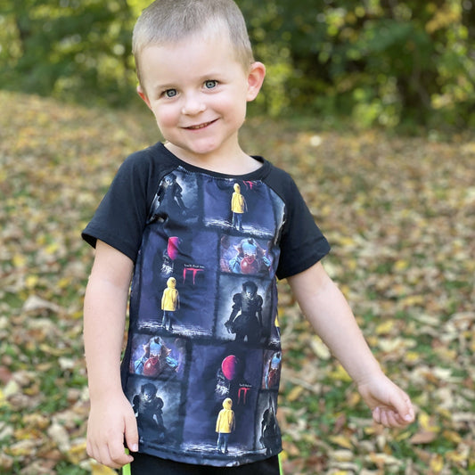 Halloween Horror You'll Float Too Raglan