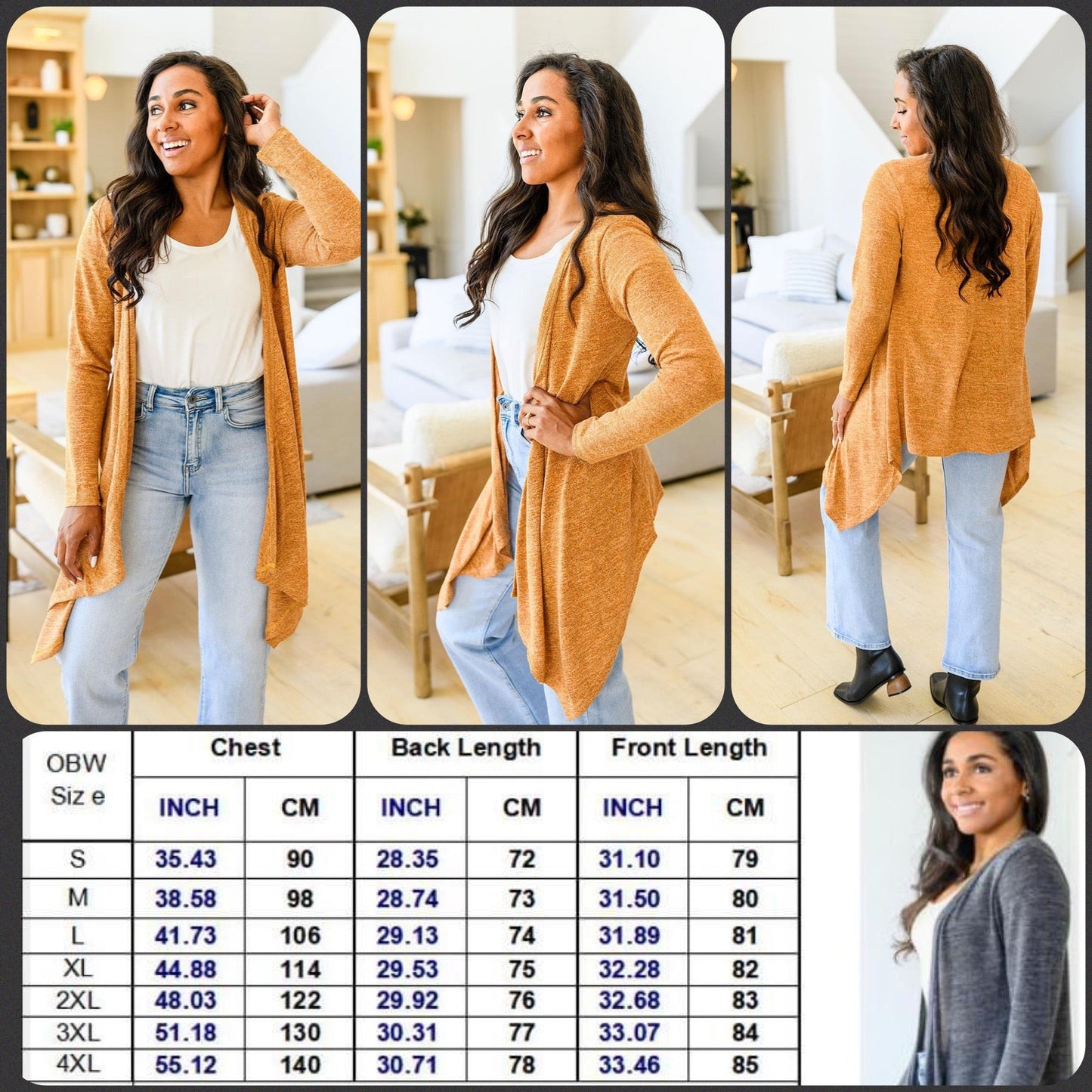 Burnt Orange Mindy Cardigan Preorder Closes 9/8 6pm CST