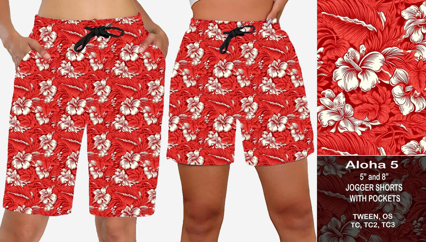 Aloha 5 - Jogger Shorts Preorder Closes 3/25