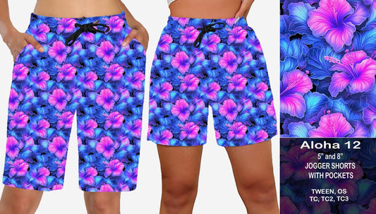 Aloha 12- Jogger Shorts Preorder Closes 3/25