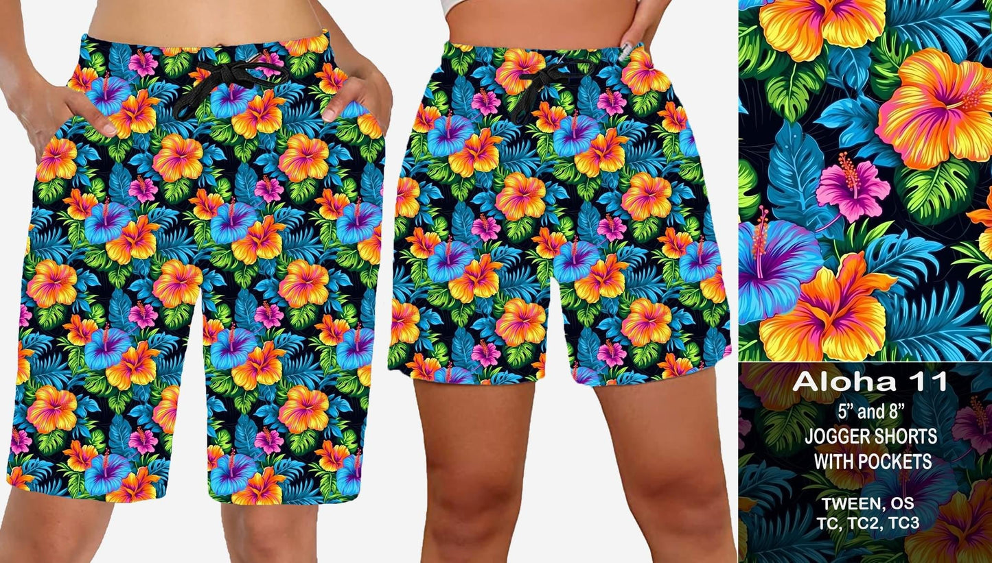 Aloha 11- Jogger Shorts Preorder Closes 3/25