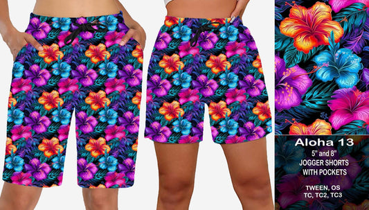 Aloha 13- Jogger Shorts Preorder Closes 3/25