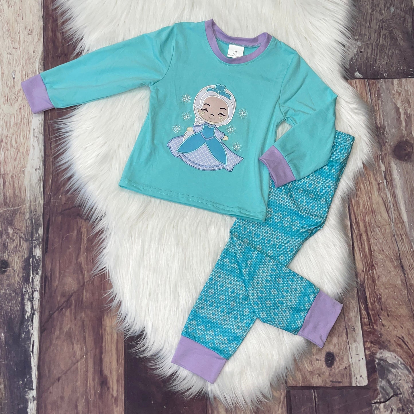 Ice Princess Embroidered Loungewear Set