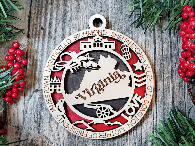 State & Territory Ornaments - Set #1 - Made to Order