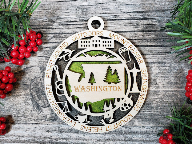State & Territory Ornaments - Set #3 - Made to Order