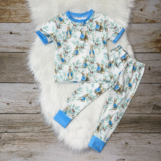 Blue Peter Rabbit Short Sleeve Loungewear Set