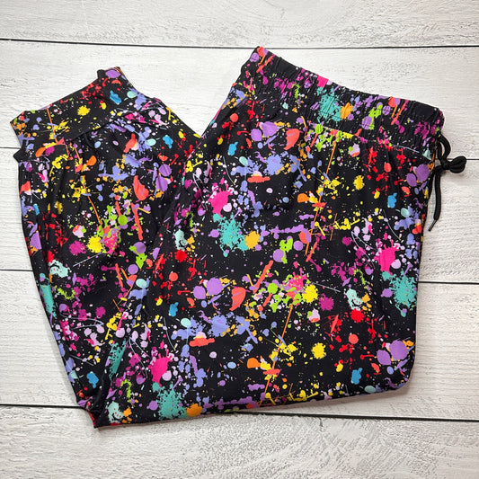 Paint Splatter - Capri Length Joggers
