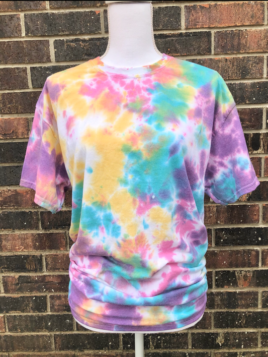 Rainbow tie dye blank