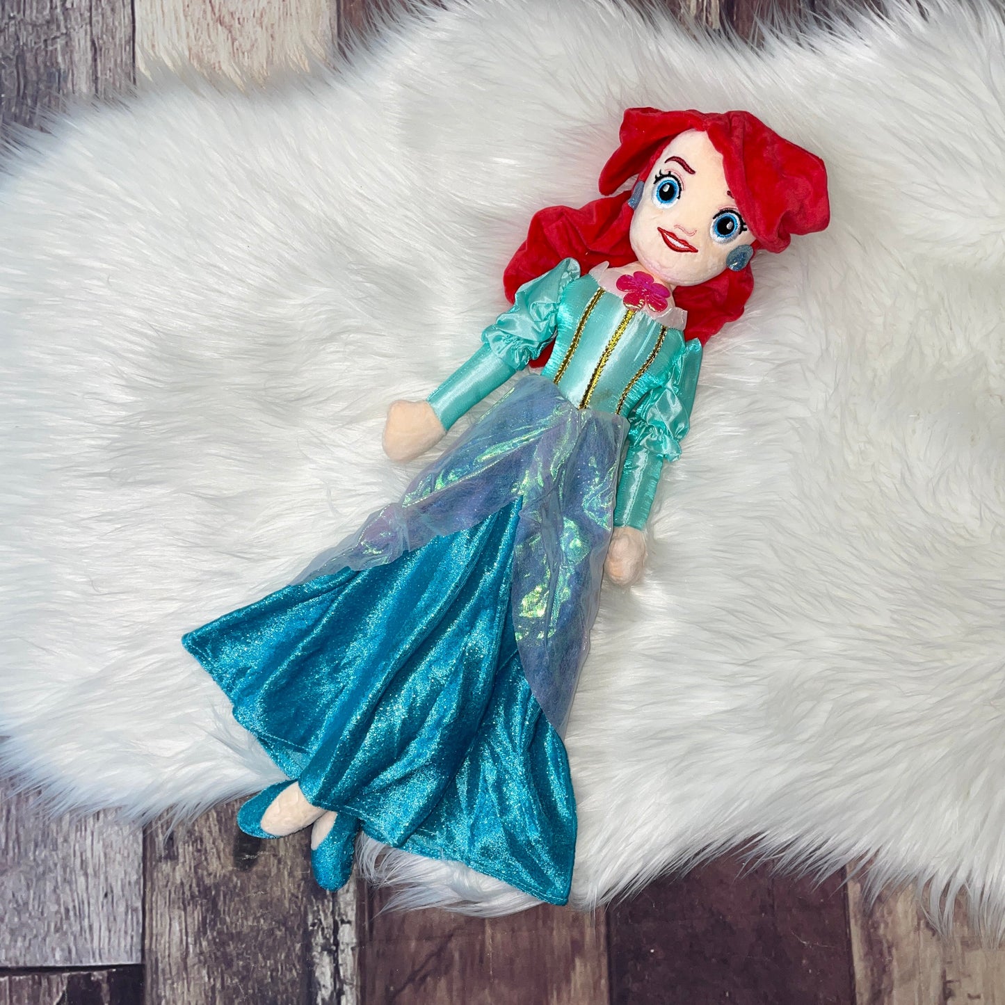 Large 22" Plush Princess Doll - Mermaid