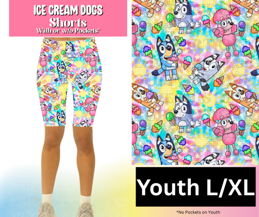 Ice Cream Dogs Jamaica Shorts w/ Pockets