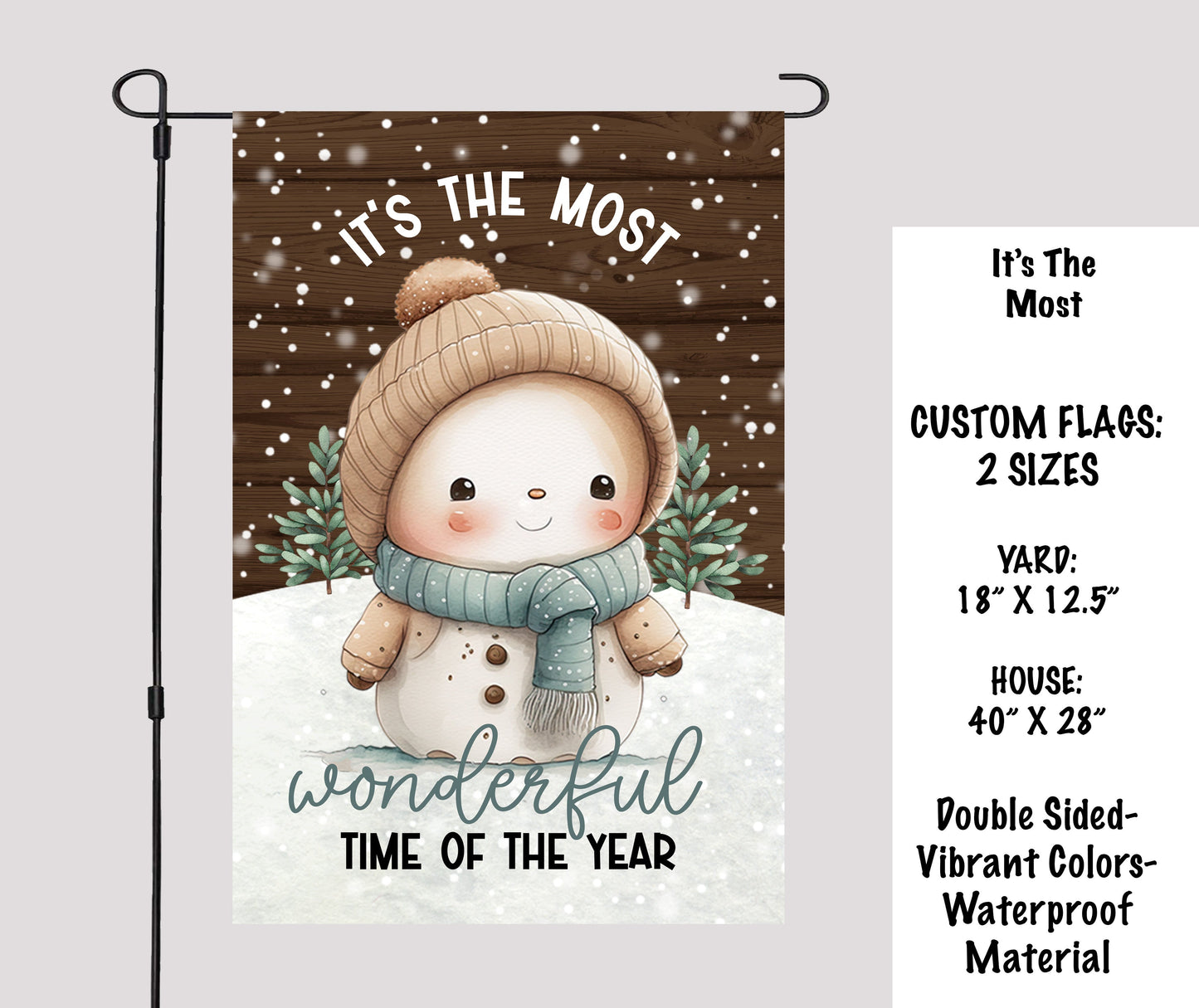 It's The Most Garden Flags