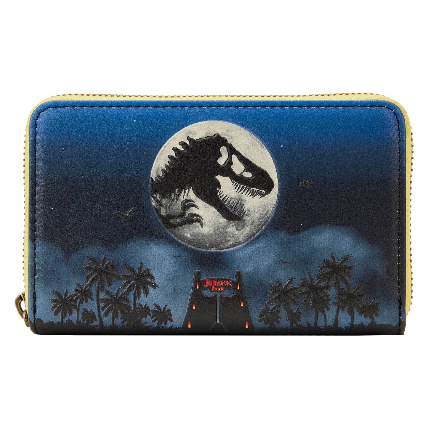 Jurassic Park 30th Anniversary Dino Moon Glow Zip Around Wallet