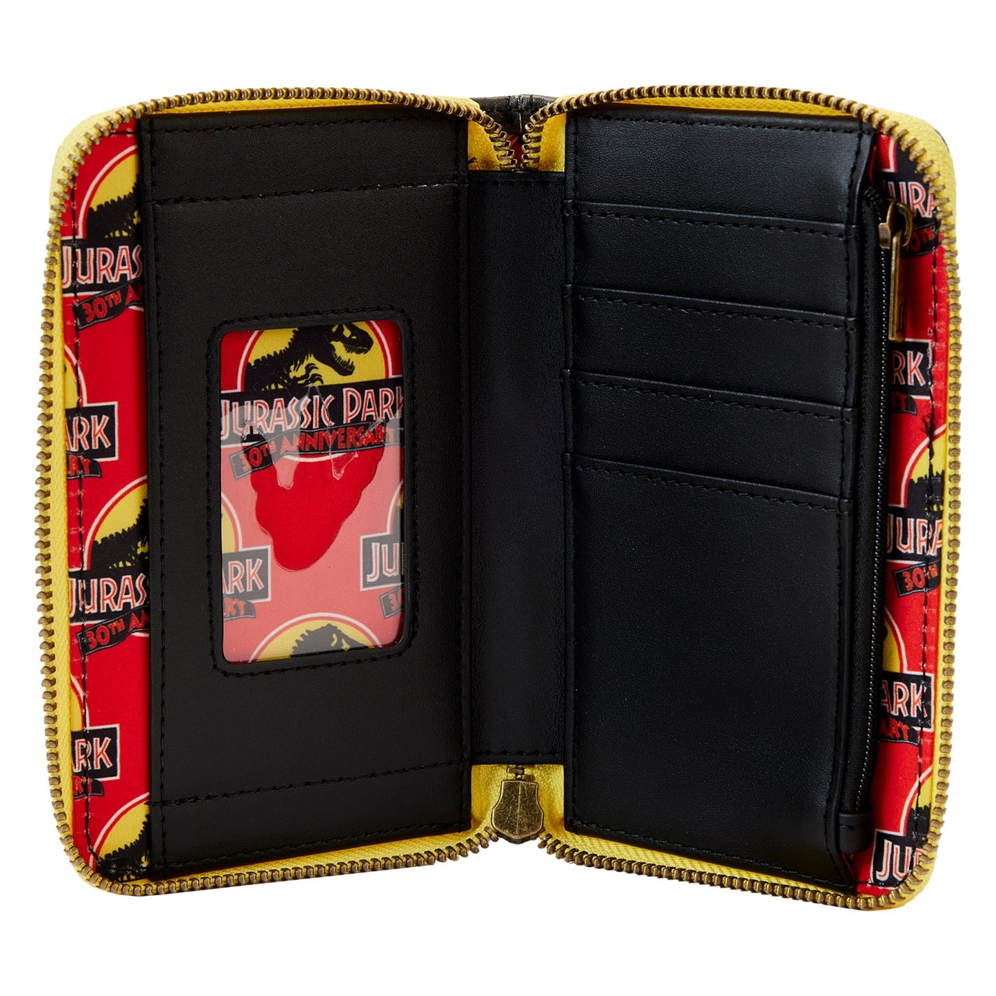 Jurassic Park 30th Anniversary Dino Moon Glow Zip Around Wallet