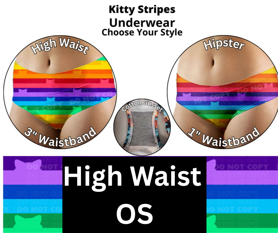 Kitty Stripes Underwear