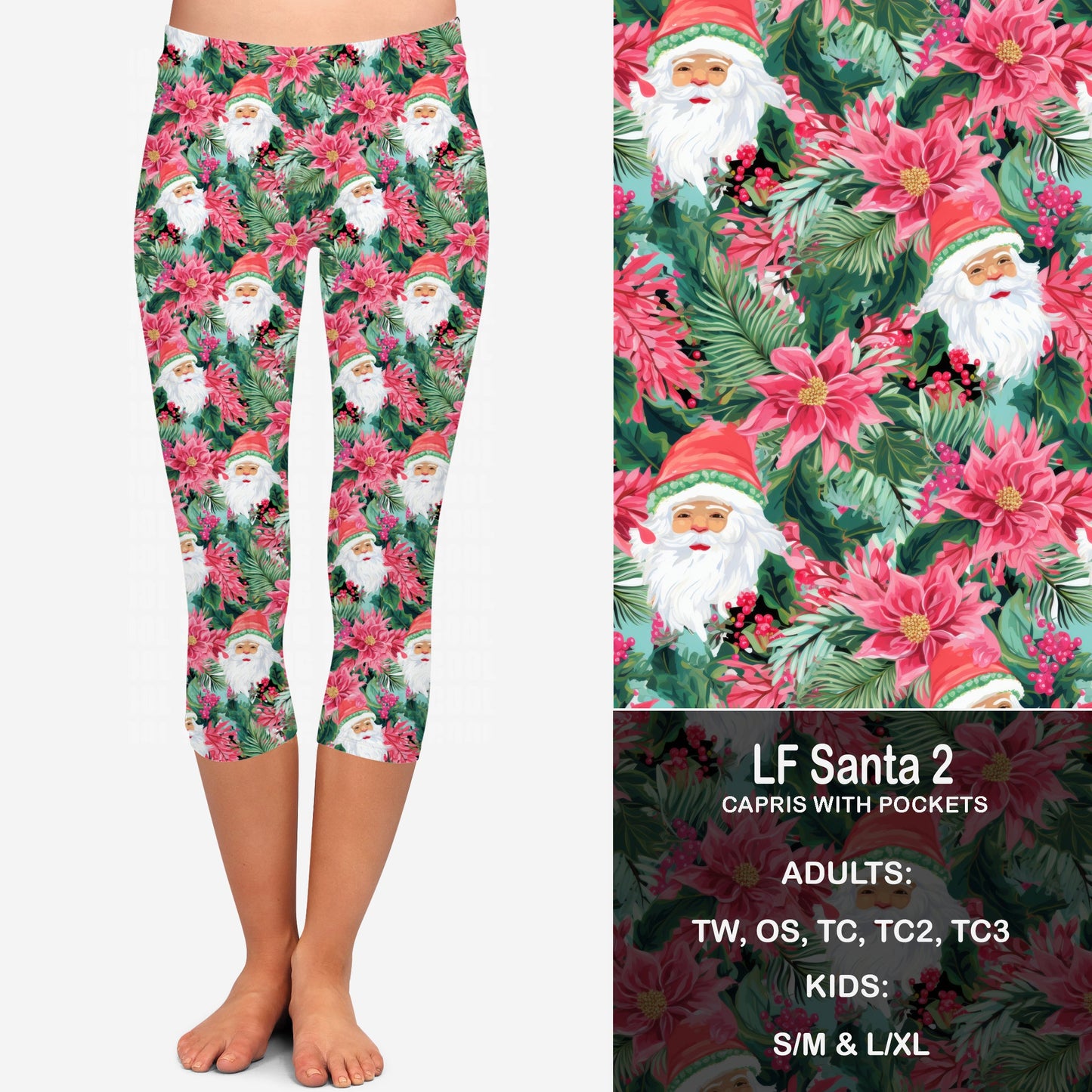 LF Santa 2 Leggings & Capris with Pockets Preorder Closes 9/6 eta early Oct.