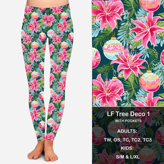 LF Tree Deco 1 Leggings & Capris with Pockets Preorder Closes 9/6 eta early Oct.