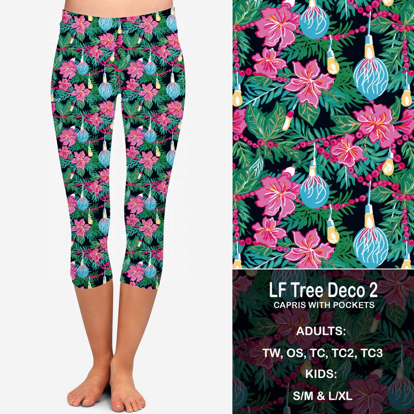 LF Tree Deco 2 Leggings & Capris with Pockets Preorder Closes 9/6 eta early Oct.