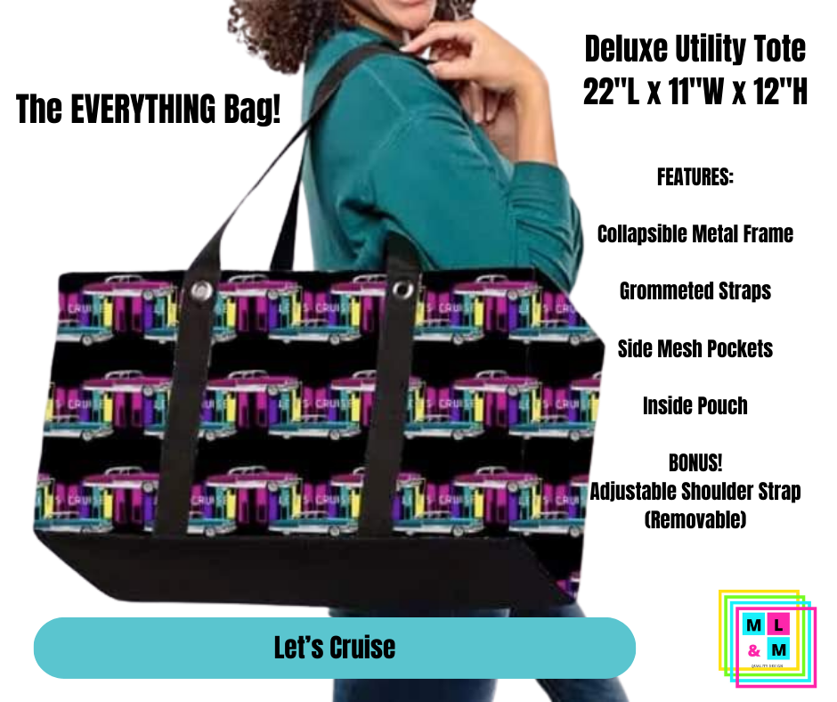 Let's Cruise Collapsible Tote