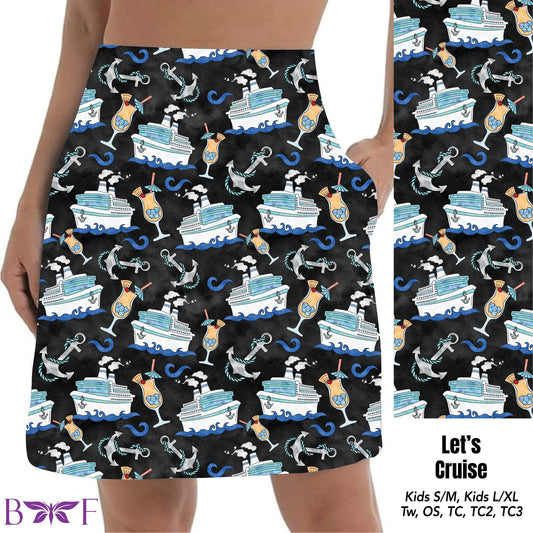 Let's cruise Skorts with pockets