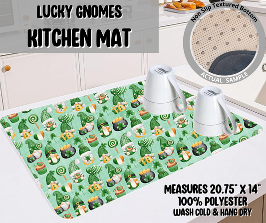Lucky Gnomes Kitchen Mat