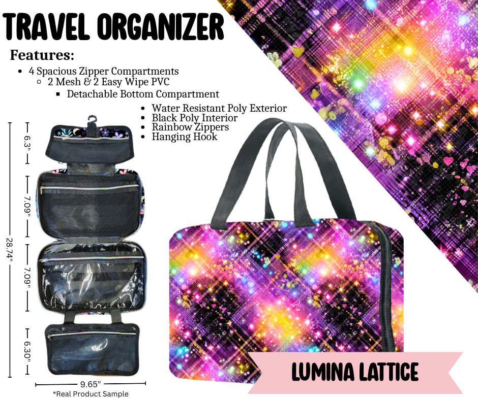 Lumina Lattice Travel Organizer