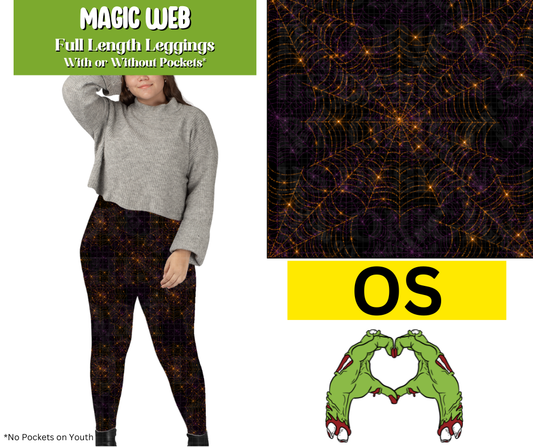 Magic Webs Full Length Leggings w/ Pockets