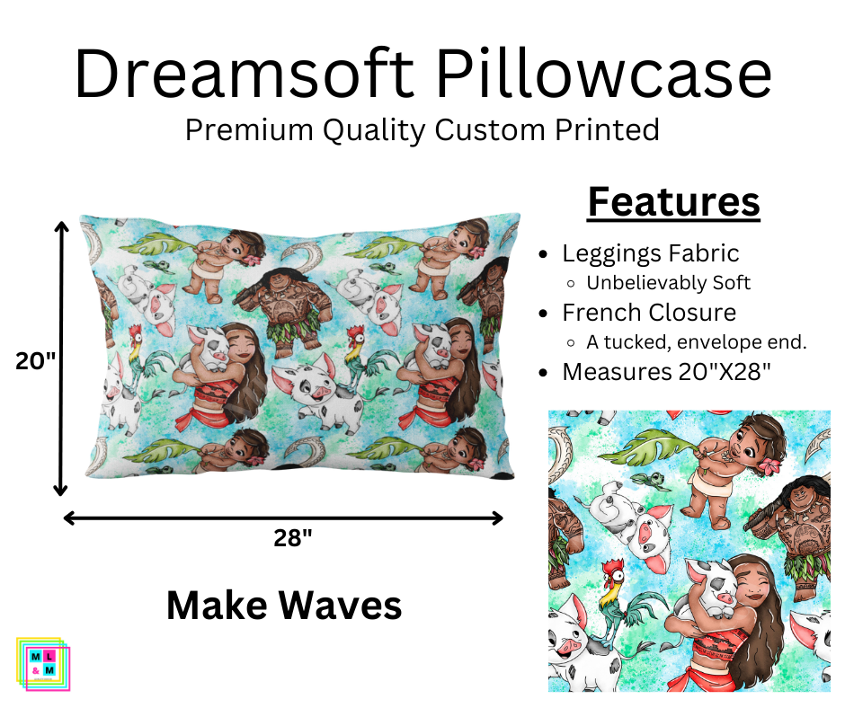 Make Waves Dreamsoft Pillowcase
