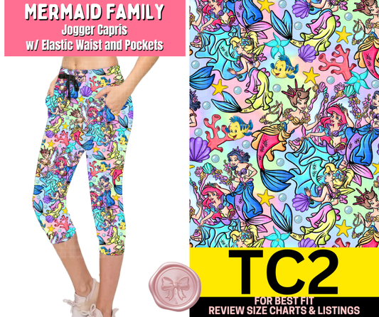 Mermaid Family Jogger Capri