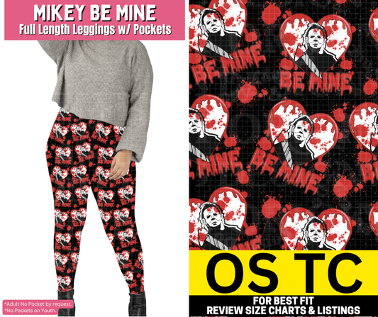 Mikey Be Mine Full Length Leggings w/ Pockets