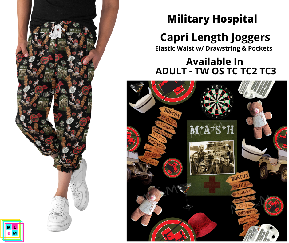 Military Hospital Jogger Capri