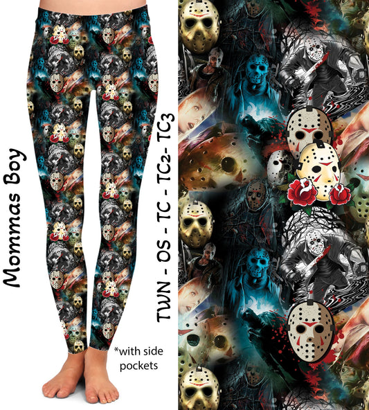 Mommas Boy - Full Leggings with Pockets
