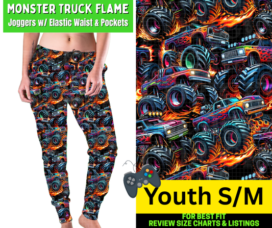 Monster Truck Flame Joggers